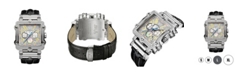 Jbw Men's Phantom Diamond (1 ct.t.w.) Stainless Steel Watch